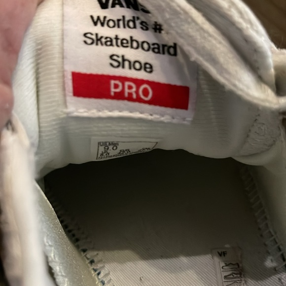 Vans Berle Pro White Canvas Dark Blue Stripe  Size US 9 Men - Picture 3 of 3